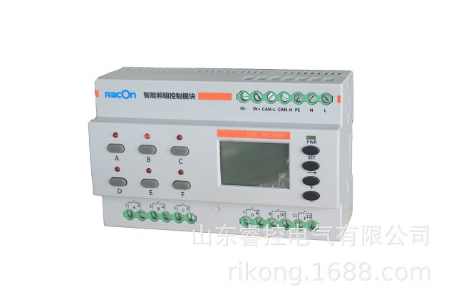 东营睿控RKL-M06/16独立智能照明控制器 220V供电